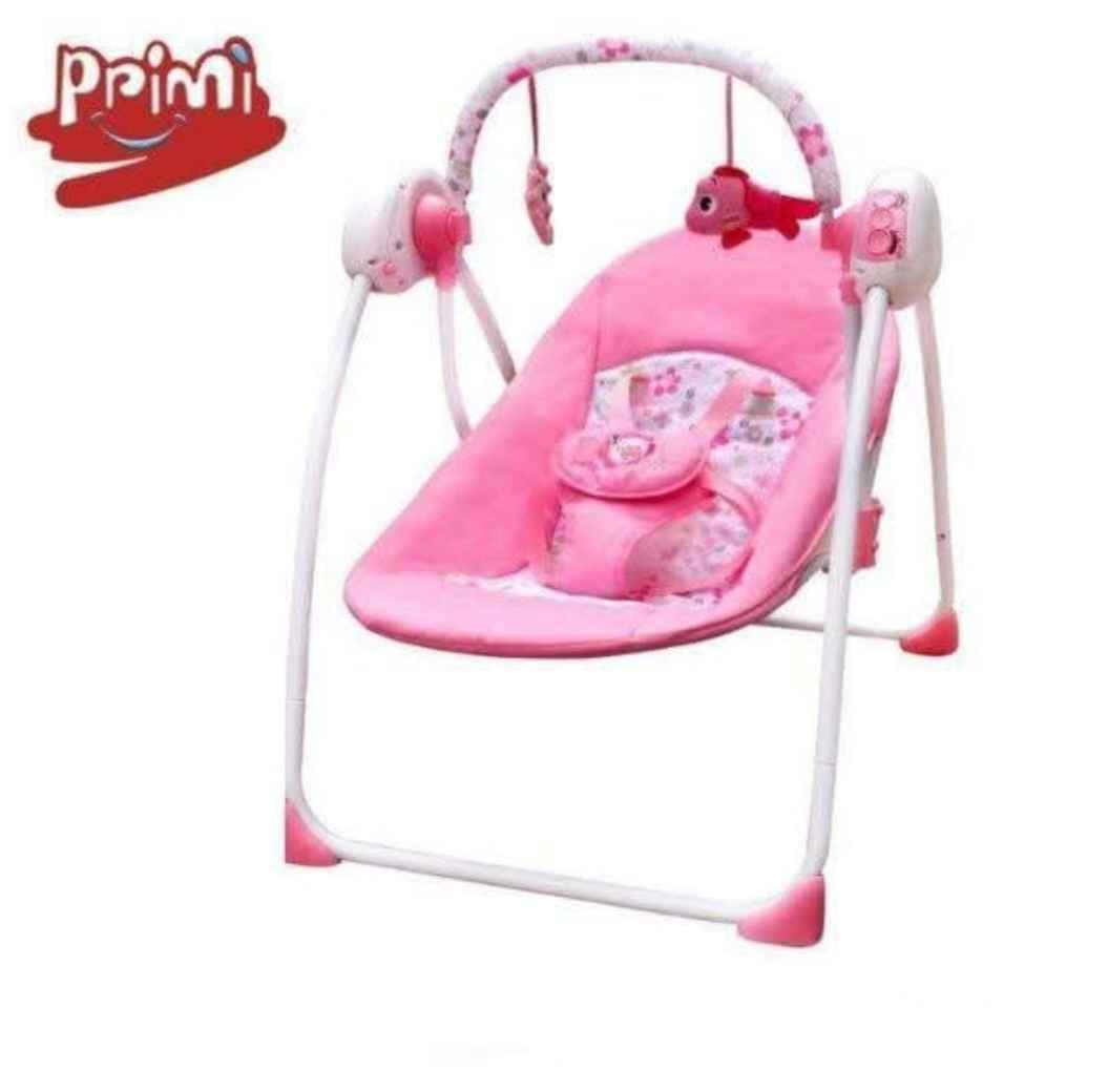 كرسي طفل هزاز  من ماركة ppimi 
يعمل على البطاريات  والكهرباء 
وموسيقى  و 3 سرع مختلفه  
متوفر باللون الوردي والازرق 
مناسب من حديث الولادة الى وزن 11 kg حد اقصى 

تتوفر خدمه توصيل كل محافضات 
لمزيد من الاستفسار يرجى الاتصال على الرقم  ☎️ *********** كركوك, العراق
