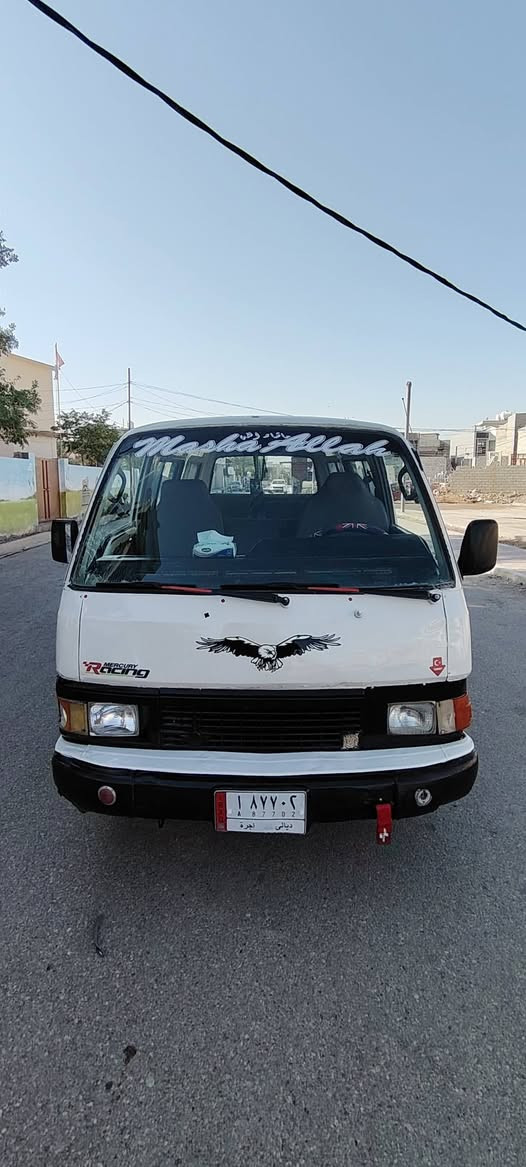 من رخصه الادمن المحترم
نيسان يورفان موديل ١992 رقم ديالى ألماني تحويل وكاله هيئه مامسجله مكينه وكير ونجي سته اوتوماتيك مكفولات صدر بور مشط شواصي كهربيات كله مكفول سياره مال جناي مكاني ديالى سعرهه (25) شراي يتصل (***********)
