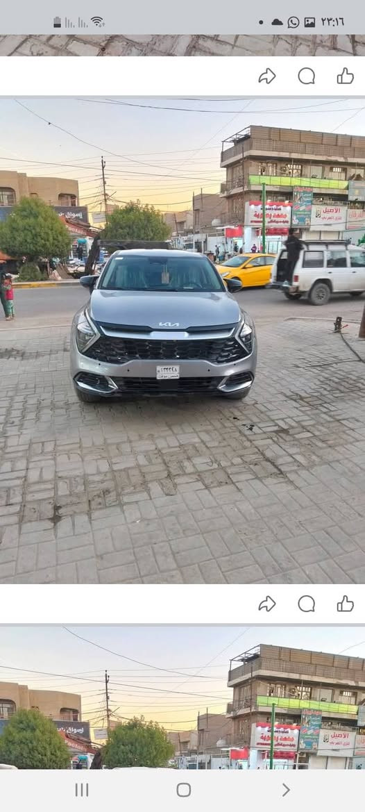 اسبورتج ٢٣ وارد أمريكي فحص السعر ١٣٥ المكان بغداد رقم ***********
