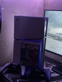 بلي فايف سلم نظيف جدا .. ضمان لا مفتوح ولا مصلح ويا جوستك وقرص فيفا 24...