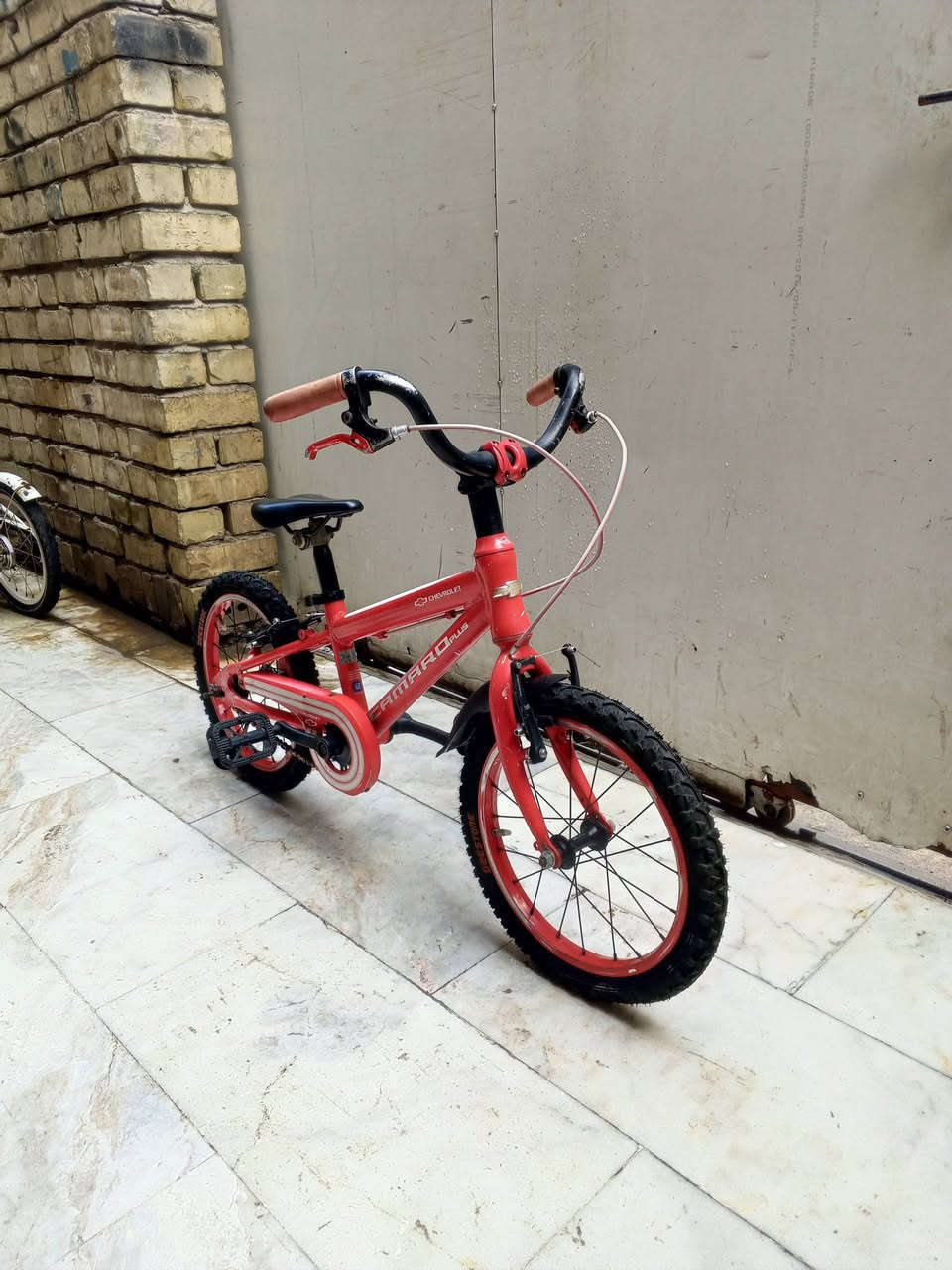 السلام عليكم 
بايسكل اطفال امريكي للبيع كسر حاوية سعر 70 الف مواصفات البايسكل:-
1- لون احمر ♥️.
2- شركة شوفرليت 🛻 + حجم البايسكل 16.
3- نوع المعدن المنيوم.
4- بريك امامي+ خلفي شغال 💯.
5- زوج تايرات + بايدرات جدد ،
    🛑 مكاني 📍 بغداد الشعب شارع الصحة قرب سوق صبح 🛑 يتوفر خدمة توصيل بغداد فقط 🛑، رقمي للستفسار 🫴🏻 ***********
