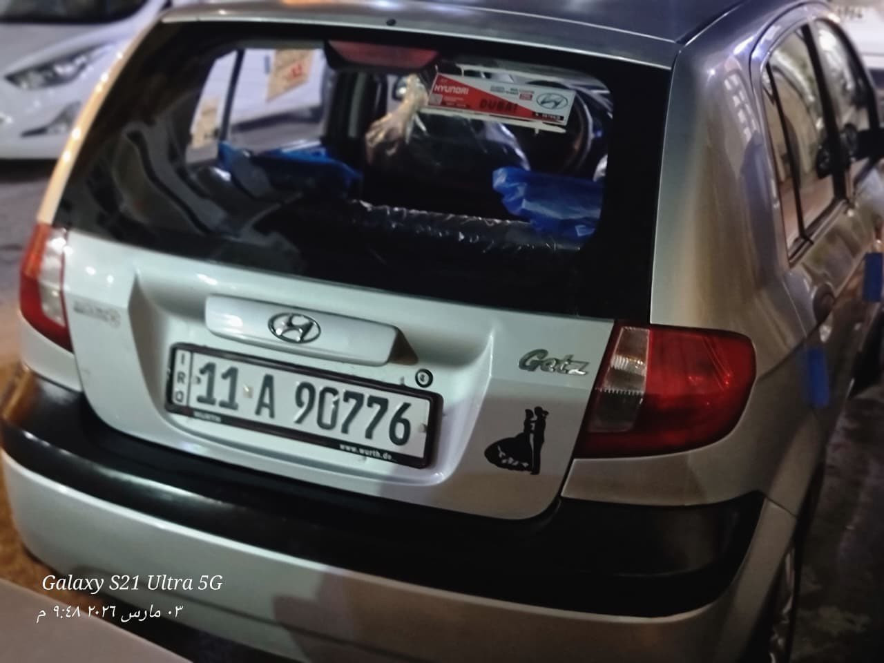 هونداي جيتز ٢٠٠٧ كير عادي

بيها صبغ صفحتين فقط بدون

ضربه ...رقم بغداد انكليزي بأسمي هزه جديد

مامنتهيه..محرك وكير نظيف

حداديه امامي خلفي

وكهربائيات كلها تمام... شاشه اندرويد سويج ريمونت سنتر لوك ...بلاجكتورات زينون

لايت عالي ناصي كلشي بيها

شغال فقط بيها حساس كيلو

متر وكف وتريشه باب خلفي

طارت تدفئه شغاله

وتبريد ...سياره نظيفه السعر

45ورقه وبيها مجال مكاني

السيدية 

***********
