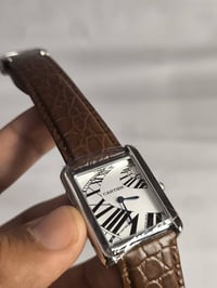 ساعة بيانو • زجاج زفير • سير جلد طبيعي