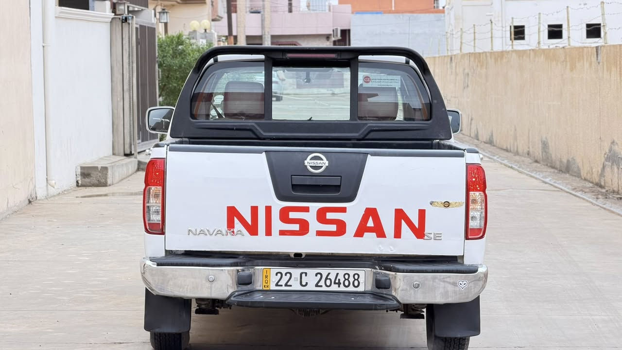 سلام عليكم
للبيع 
نيسان نيڤاره 
موديل 2013
كير عادي 
كير ومحرك بلاد 
سنويه ورقم جديد 
تخم تايرات جديد 
صدر امامي خلفي جديد 
بدون صبغ 
سعر 118 وبي مجال 
مكان السيارة دياله خانقين 
***********
