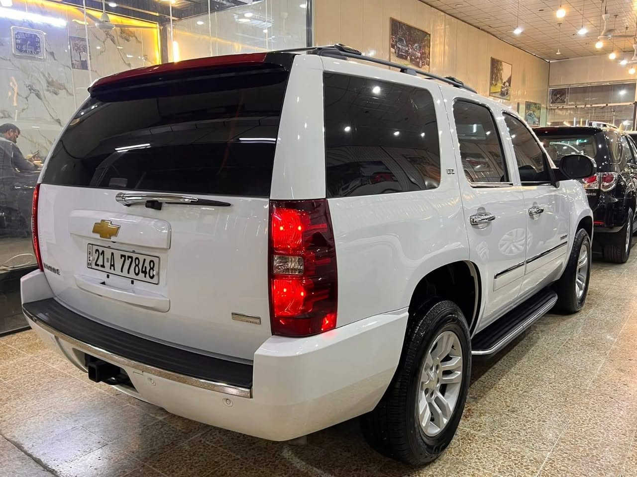 تاهو 2012 ltz خليجي وكالة منصور ماشية 163 سيارة جاهزة كفالة عامة رقم شمالي 
السعر 275$ قابل للتفاوض
للتواصل صاحب السيارة في البصرة
***********
