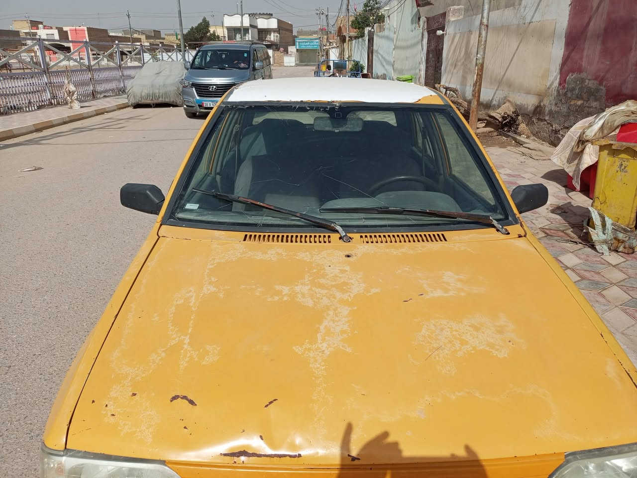 السلام عليكم اخواني رمضان كريم عليكم سياره سايبه للبيع ١٢ رقم نجف احمر صدامي راعيه موجود بالسدير كير ومحرك جيدجدا حداديه ٩٠ بالميه تايرات جدد كهربائيات شغاله تبريد غير شغال ابيع شوف العين ترايك وين ماتريدالسعر ١٢ بيه مجال العنوان الحمزة الشرقي هاتف ***********
