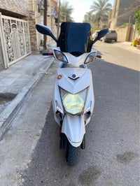 للبيع دراجه سكنس لد حديث فحل ياباني اصلي قبق نفخ ستان كهربائي ⚡️مال رم...