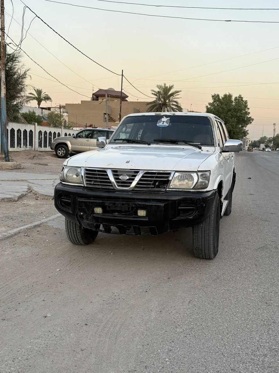 سلام عليكم نيسان باترول 2003مزاد وزاره داخليه 
مكينة 4500بلادي 
ادامة كاملة على منظومة البانزين 
باتري جديد 
منظومة مال تبريد كله جديد ثلج 
كير ✯ ؏ـٱډʊ̤  
4*4شغال وكامل 
تخم تاير جديد 
لايت زنون 
السعر 63بيهة مجال للطبيبين
مكان سيارة بغداد البلديات 
للاستفسار ***********
