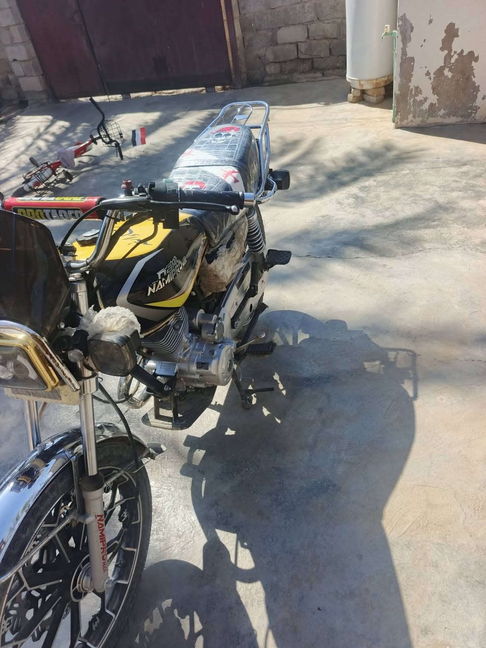 نامه برو البيع دراجه حلوه كاعد كلها شغاله موديل 2025سعر , 750وبيها مجال حك جيه مكان شهربان هذا رقمي ***********
