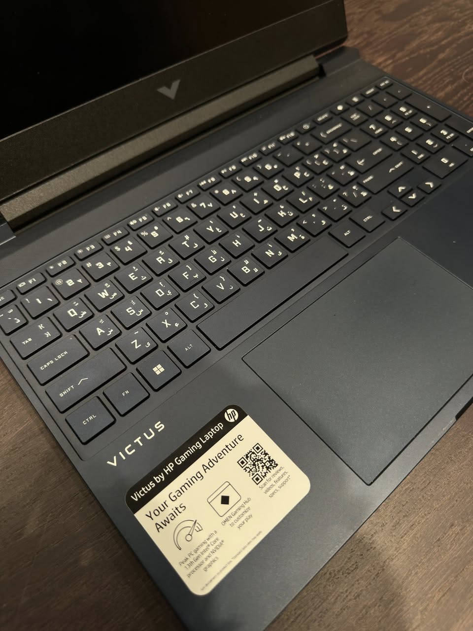 HP VICTUS GAMING
Intel Core i5-13420H (جيل 13)

NVIDIA GeForce RTX 3050 Laptop 6GB

8GB DDR4 3200MHz

512GB NVMe SSD

Screen size: 15.6  FHD - 144Hz

استخدام قليل جداً جداً واللابتوب بحالة ممتازة نظافة ٩٩٪؜

السعر : ٩٢٥ الف 

مكاني بغداد - كمب سارة

***********
