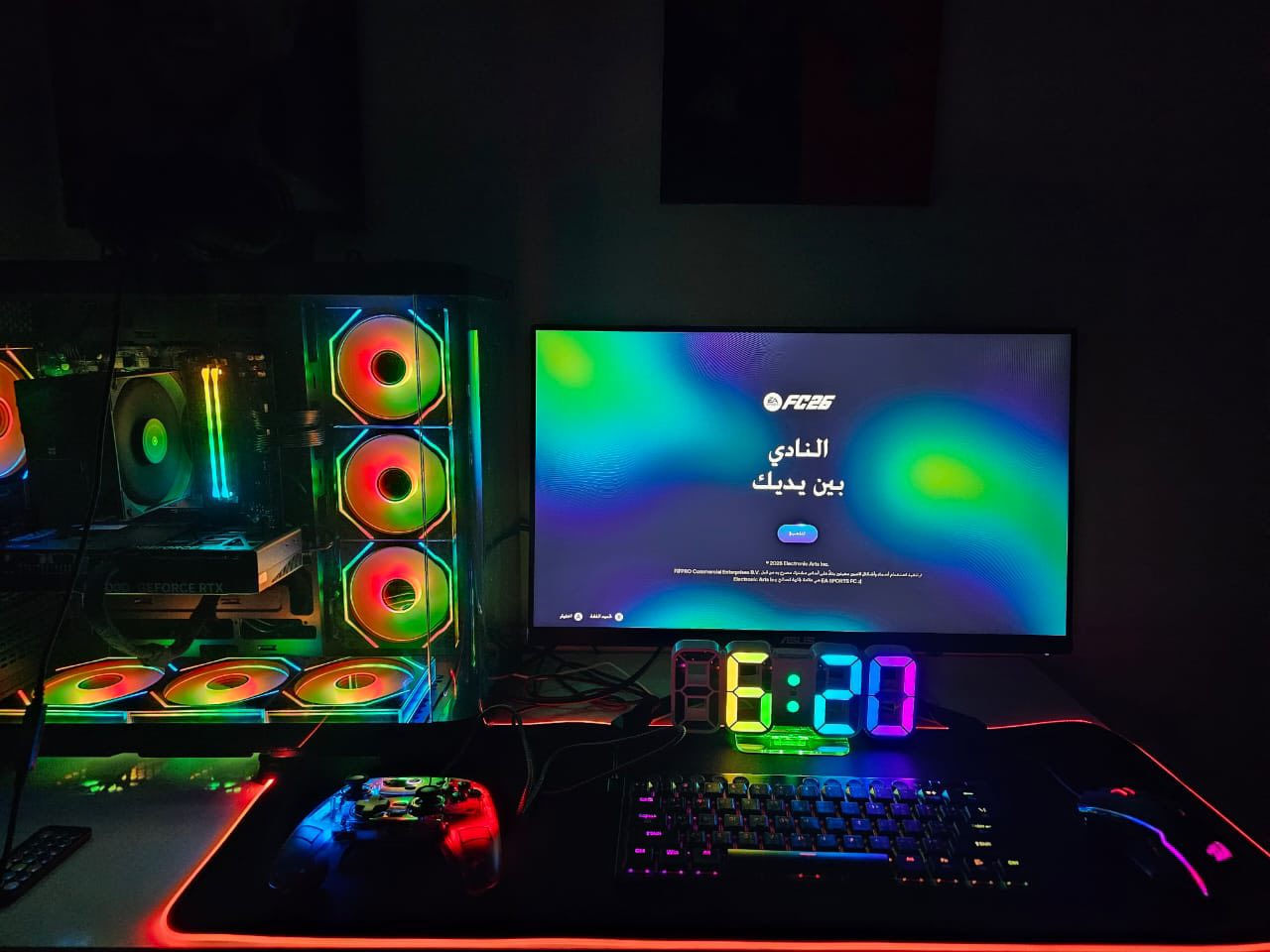 كيس نظيف للبيع استخدام 3 اشهر فقط اخو الجديد
المواصفات :
ryzen 5 7500f tray
rtx5060 inoo3d 8g
32g ram oloy ddr5 6000hz
B650 gigabyte
AT650 w powersupply
case demon argb
m.2 1T teamgroub
شاشه gigabyte 180h 1080
السعر مليون و 500
***********

(ملاحظه داخل ضمان بعده) .
