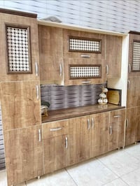 كاونتر خشب MBF • مستعمل نظيف • طول 3م