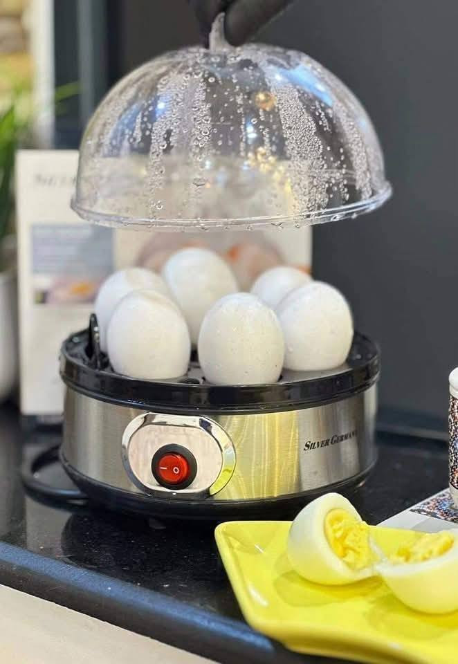 ‏سلاقة بيض كهربائية من  #الالمانية
‏• 7 بيضات دفعة واحدة
‏• 3 درجات للغليان: عالية متوسطة خفيفة ( تتحكمون بيه عن طريق كمية الماء يجي وياها مقياس)
‏• إطفاء تلقائي عند الانتهاء
‏• هيكل ستانلس ستيل ولوحة تدفئة
‏• ضوء مؤشر الطاقة
‏• تشغيل بلمسة واحدة
‏• طاقة : 350 واط
‏السعر فقط 17 الف و بالعافيه
‏#الملك_للبضاعة_الأوربية
‏#بضاعه_اكتروني
‏#بضاعه_منزلي 
‏#حجز_مراسلة_خاص_الصفحة
‏#ادخل_على_صفحه_ناشر_كلشي 
‏#الجميع
‏#الأصدقاء
‏#اشارة
‏#متابعين
‏***********📲
‏#يوجد_توصيل_جميع_المحافضات_العراقية🇮🇶
