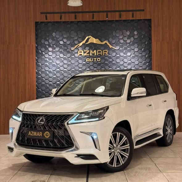 Lexus LX 570 (Super Sport)
‎لگـزز2016 بــريم
سعر: 645$
بدون صبغ مكفول كفالة عامة 🔥
مواصفات السيارة فول الفول
‎بصمة
‎سلايد
‎داتاشًو
‎جكات تصعد و تنزل
انضمات قيادة و تحكمات كامل بيها
كروس كونترول

‎شغال 
‎راس ديفيدي
‎5 كامرات
‎ثلاجة
‎داخل اصفر
‎زينون
‎كشن جلد 
‎كشن تبريد تدفئة 
‎خزن
‎دبل هواء
‎نظام إيكـو سبورت
‎كير ستيرن  حساس
‎مرايات
‎شفط
‎باب خلفي جك
‎رادار امامـي
 ———____———

‎محرك كير  بشرط
‎وسنوية وهزة تحويل كلها بشرط 
‎تايرات  لوك عليها 
مكفولة كفالة عامة

سعر: 645$
للاستفسار: ***********
العنوان: السليمانية المعارض الجديدة شركة ازمر اوتو معرض رقم ٣٤ السليمانية
