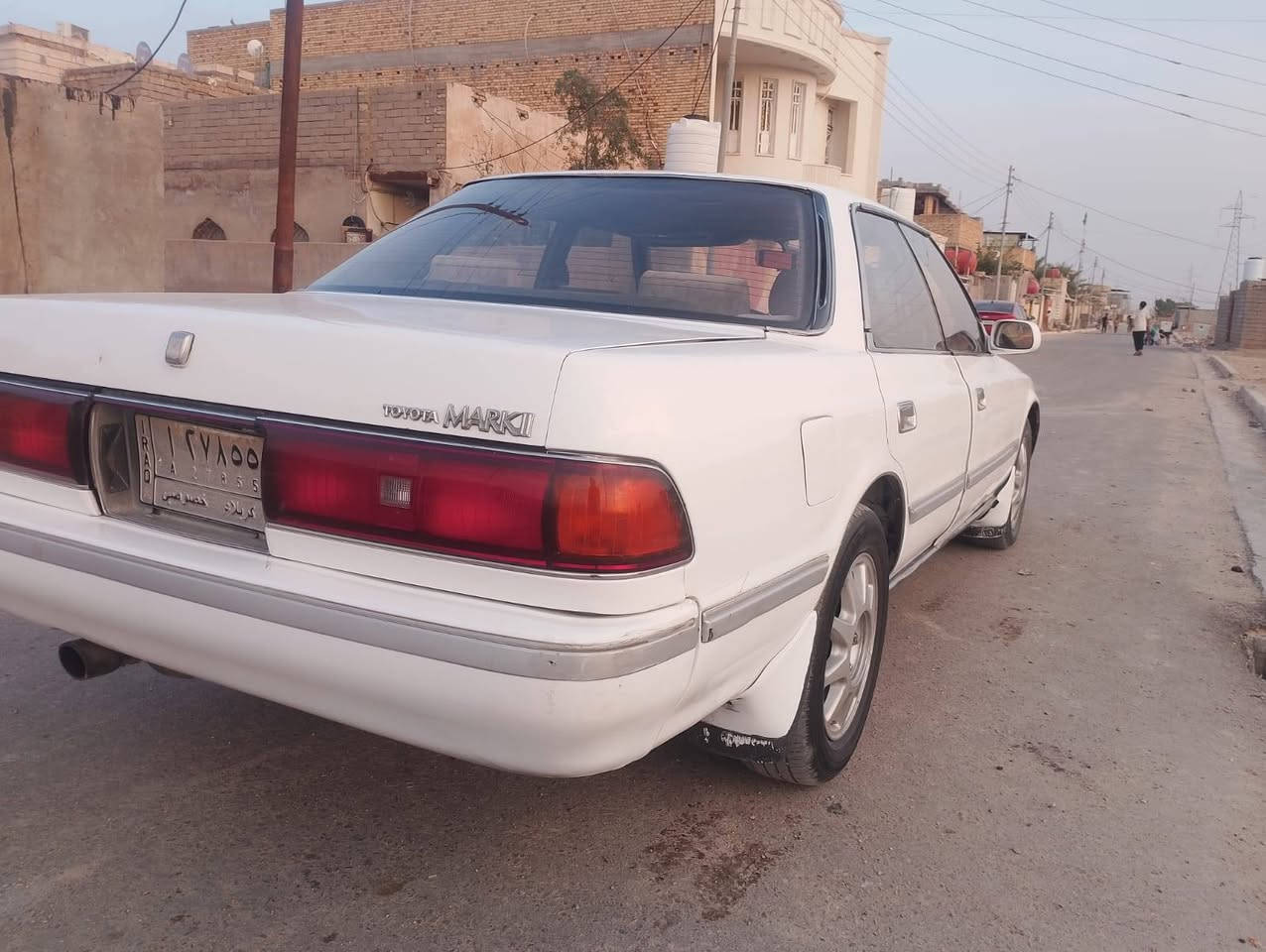 السلام عليكم مارك كصيف للبيع رقم كربلاء مشروع وطني شرط التحويل سياره مكفوله من الضربه ولكص ونقل ولعيب الشرعي جاهزه كير ومكينه جدد حداده تخم تاير كهربائيات كله شغاله موديل 1991 مكان السياره قضاء القرنه السعر 43  مجال قليل الستفسار علئ هاذ الرقم ***********
