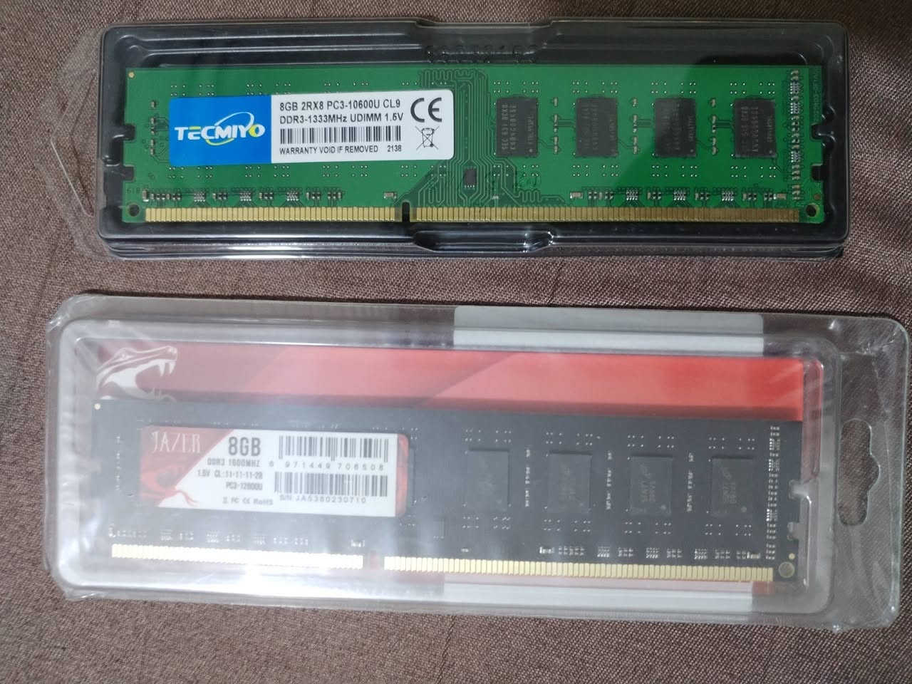 17 قطعه 8G  ddr3 جديد كبس شلع 100 الف واصل يمك بغداد فقط للاتصال ***********
