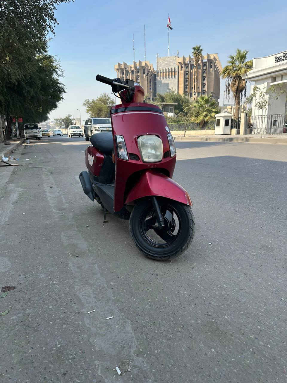 سلام عليكم بوليس مصطره حديث لون كرزي درجه كلش حلوه بلاديه شلعه ومعدل للبيع او مراوس مكاني زعفرنيه سعر خاص ***********
