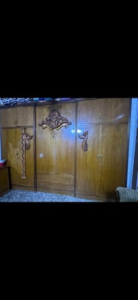 غرفه نوم عراقيه كنتور 6 بيبان ميت تواليت وجرارات اثنين زاويه ملابس الس...