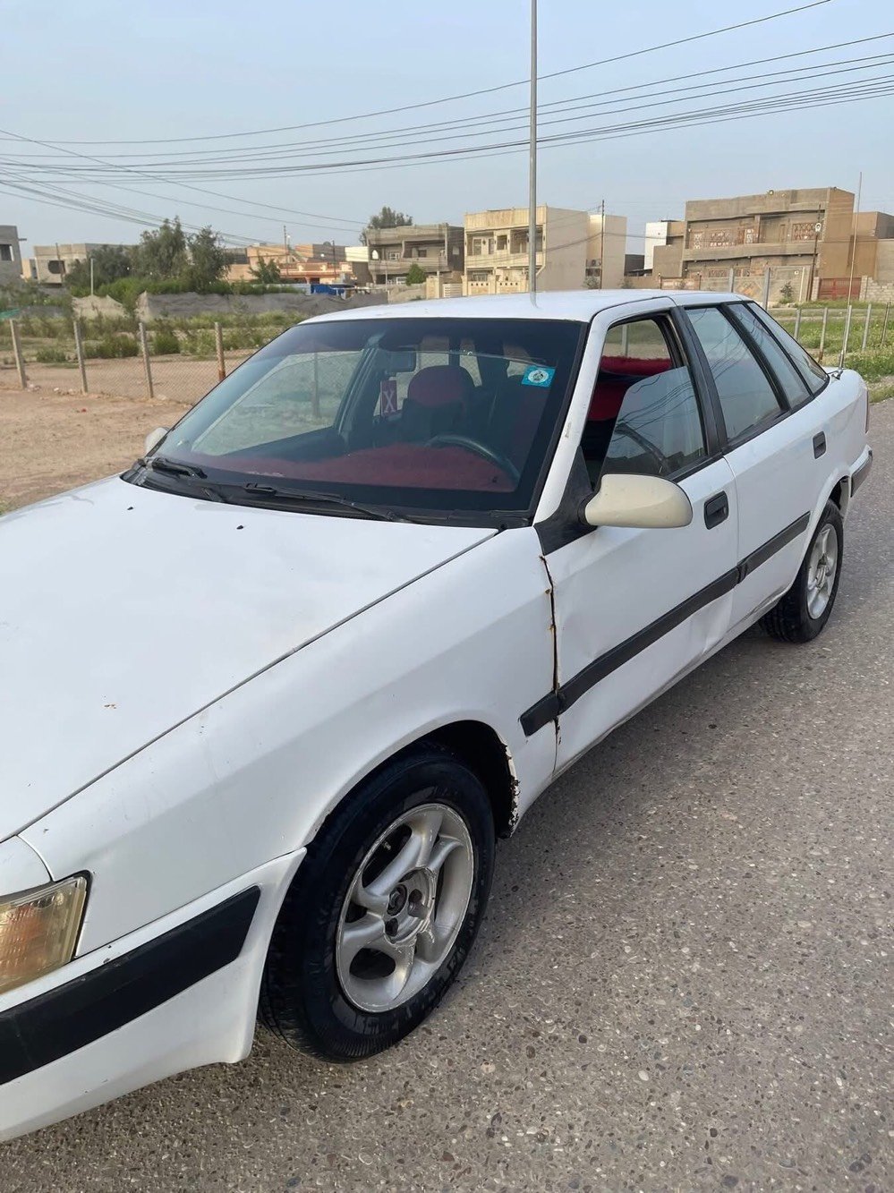 اسم السيارة: دايو اسپرو/ مسكر 
اللون: ابيض 
الموديل: ٩٤ 
السنوية بأسمي لل٢٠٢٧ + هزة جديدة  
 محرك جديد،حدادية كاملة،منظومة تبريد كاملة وتخم تايرات جديد 
السعر: ٢٨$
المكان: صلاح الدين 
ه: ***********
واتساب: ***********