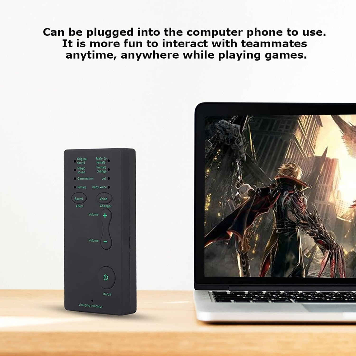 تغيير الصوت: 
• استمتع بتغيير صوتك إلى أي صوت تريده، من ذكر عميق إلى أنثى رقيقة، أو حتى روبوت!
• الترفيه:
• أضف لمسة مرحة إلى محادثاتك مع الأصدقاء أو زملاء العمل، أو استخدمه أثناء لعب ألعاب الفيديو لزيادة المتعة.
• الخصوصية:
• حافظ على خصوصيتك أثناء المكالمات أو الدردشات عبر الإنترنت، أو استخدمه لإخفاء هويتك.
• الإبداع:
• جرّب أصوات مختلفة لتقديم عروض مسرحية أو كوميدية، أو استخدمه لصنع محتوى إبداعي فريد على الإنترنت.
• *تفاصيل سريعة*
• المادة المصنوع منها : البلاستيك ABS . كربلاء, العراق


**إذا كنت صاحب هذا الإعلان وتريد حذفه لأي سبب، رجاءا أرسل رسالة إلى الدعم الفني**