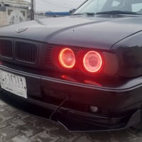 BMW 525 صبغ عام اسود ملكي للجماليه  صدر ٧٠ % كير محرك إثنين ونص ملكه ل...