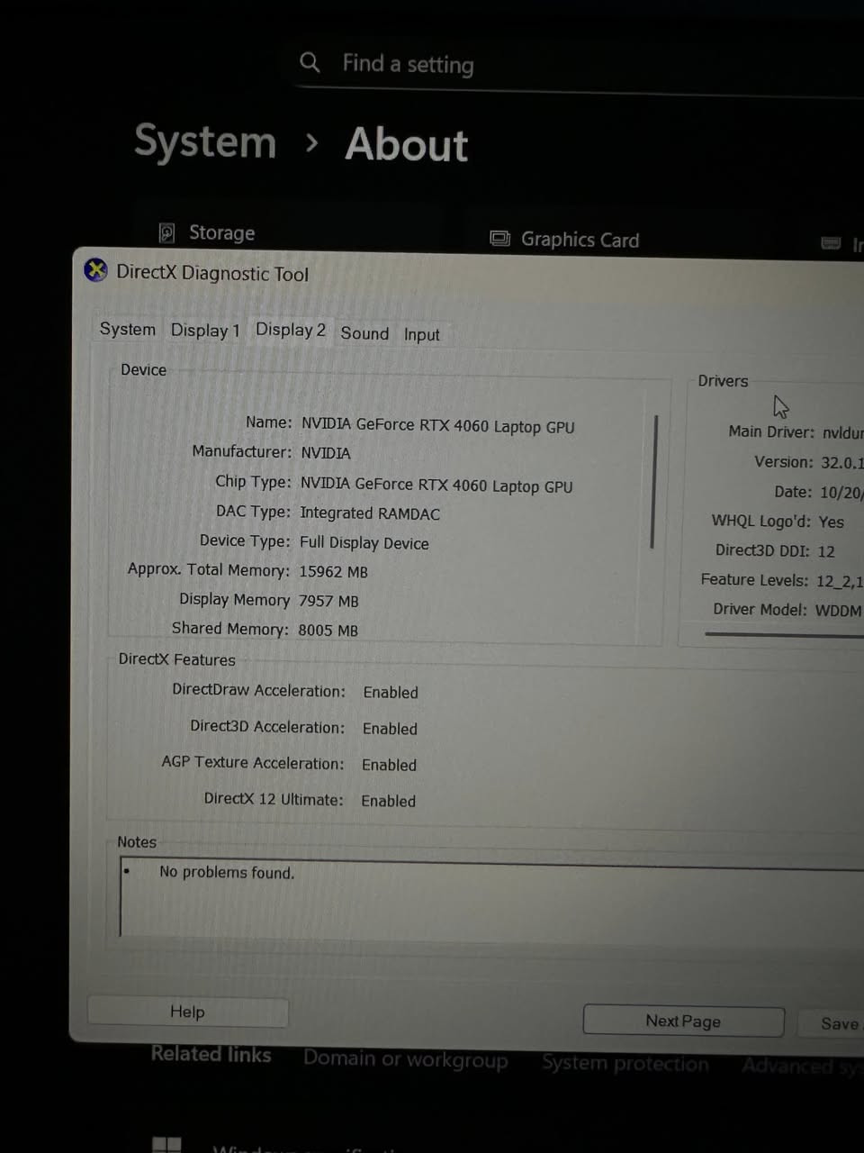 لابتوب ASUs
ASUs tuf gaming f15
مواصفات
شاشة ١٤٤ هرتز
حجم ١٦ 
معالج i7-12700H جيل ١٢ 
رامات 16
هارد ssd 500
كرت الشاشه RTX 4060 
السعر مليون و 200
وبيها مجال بسيط 
لابتوب نضيف استعمال قليل شبه جديد نضافه ١٠٠
للأتصال***********واتساب موجود
