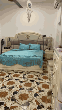 غرفه تركي للبيع 9 قطع من اناره شغاله مع مخزن سرير 07806396107