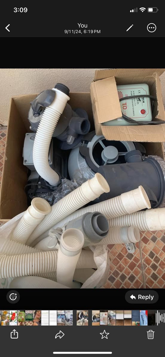 Intex Sand Filter Pump – Brand New, Never Used

For sale: Intex sand filter pump for swimming pools.
✅ Brand new, never used
✅ Still in the original box
✅ Ideal for keeping pool water clean and clear
✅ High-quality and reliable filtration system

💵 Price: $100

للبيع مضخة فلترة رملية للمسابح من Intex
✅ جديدة بالكامل ولم تُستخدم أبداً
✅ ما زالت داخل العلبة الأصلية
✅ تساعد على إبقاء مياه المسبح نظيفة وصافية
✅ جودة ممتازة وأداء موثوق

💵 السعر: 100 دولار


**إذا كنت صاحب هذا الإعلان وتريد حذفه لأي سبب، رجاءا أرسل رسالة إلى الدعم الفني**