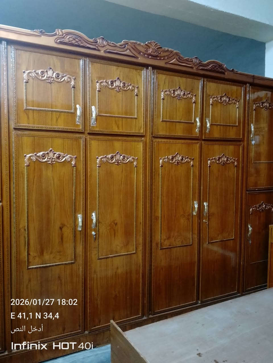 يوجد غرفة نوم خشب صاج عراقي العنوان مقابل دائرة ناحية الكرابلة الاستفسار اتصال ***********
