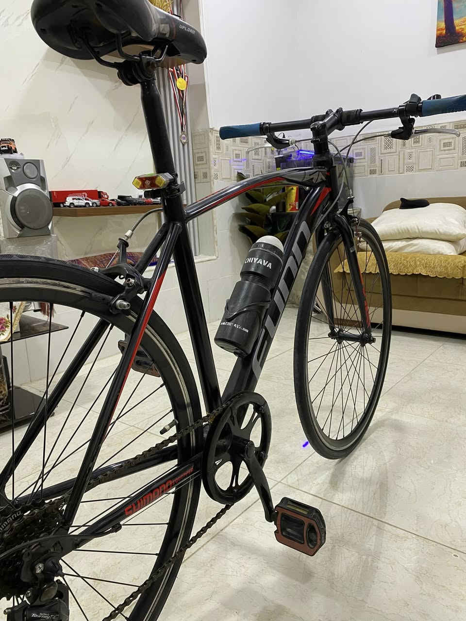 دراجة هوائية شريكة FUNN  اليابانيه🇯🇵
 قياس82c700

المعدن ألمنيوم 

قياس الفريم 45cm

السستم شيمانو Deore 

مكينة1/6

عقرب شيمانو Deore  

السعر 150ألف دينار  

عنوان بغداد حي العامل شارع ٣٠🚴🏻

📞***********
