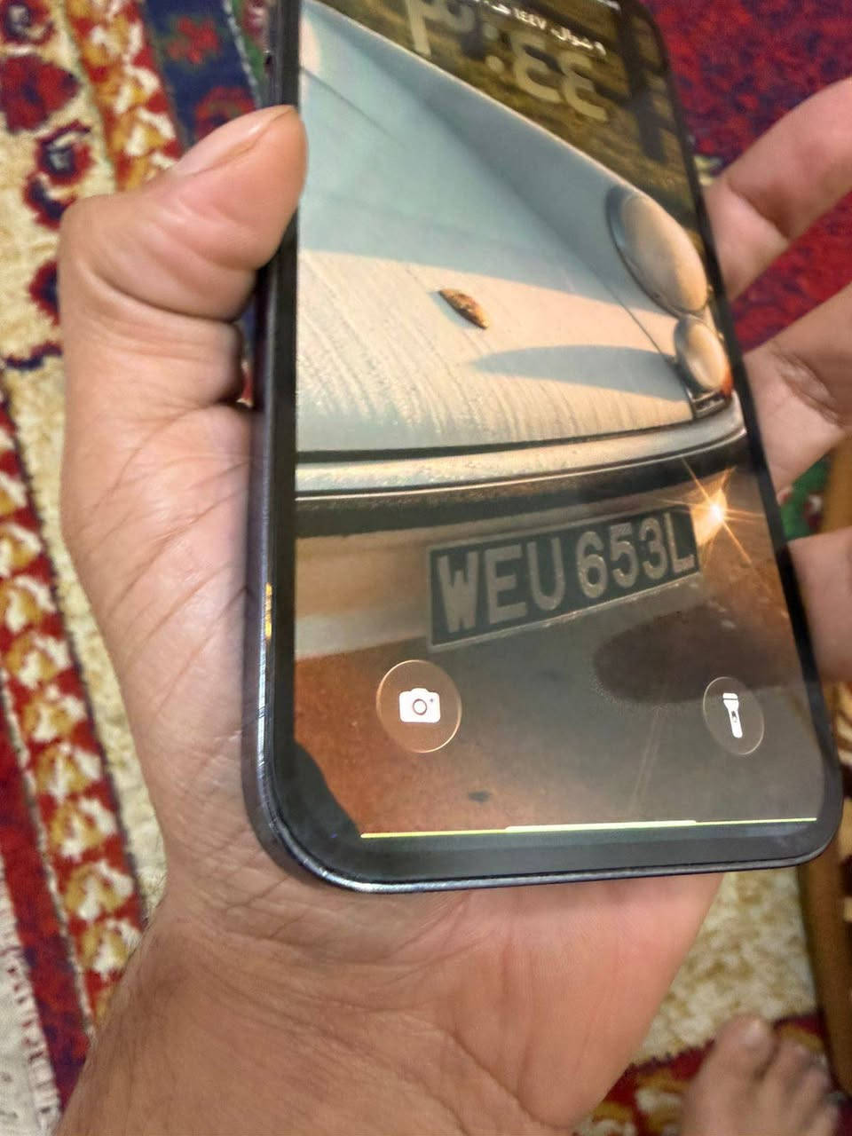 سلام عليكم 13 برو ماكس 256جهاز مكفول كله شغال الله شاهد فقط شاشه مبدله ومال شركه 3 خطوط وصار بيه هاي سواد من جوا ومع مني نضافه 90 قيم بل يرضي بي الله مكاني حي اور *********** واتساب فقط
