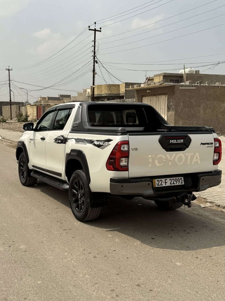 هايلوكس ادفنجر 2021
ماشية 112 الف كيلو
رقم اربيل الجديد تحويل او وكالة
مكاني بغداد 
325$
***********
