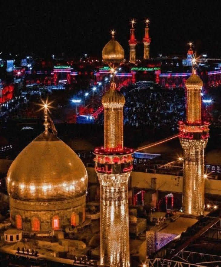 اللهم صلي على محمد وآل محمد 
تعلن حمله يافرج الله...
اخر مقاعد يوم الجمعه الئ...
كربلاء المقدسه
زيد ابن علي
الامام القاسم 
الانطلاق (الساعه4عصرا_والعوده5صباحآ)
النفر (7الاف مرجع )،،،
العنوان /الديوانيه 
الحجز والاستفسار....
(***********)
المتعهد/يوسف ابو رضا💞
