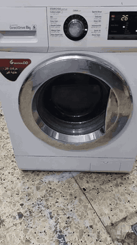 غساله اوتوماتيك نوع Lg انفيتر لمس حجم 8 كيلو بغداد قرب حي أور  ***********
