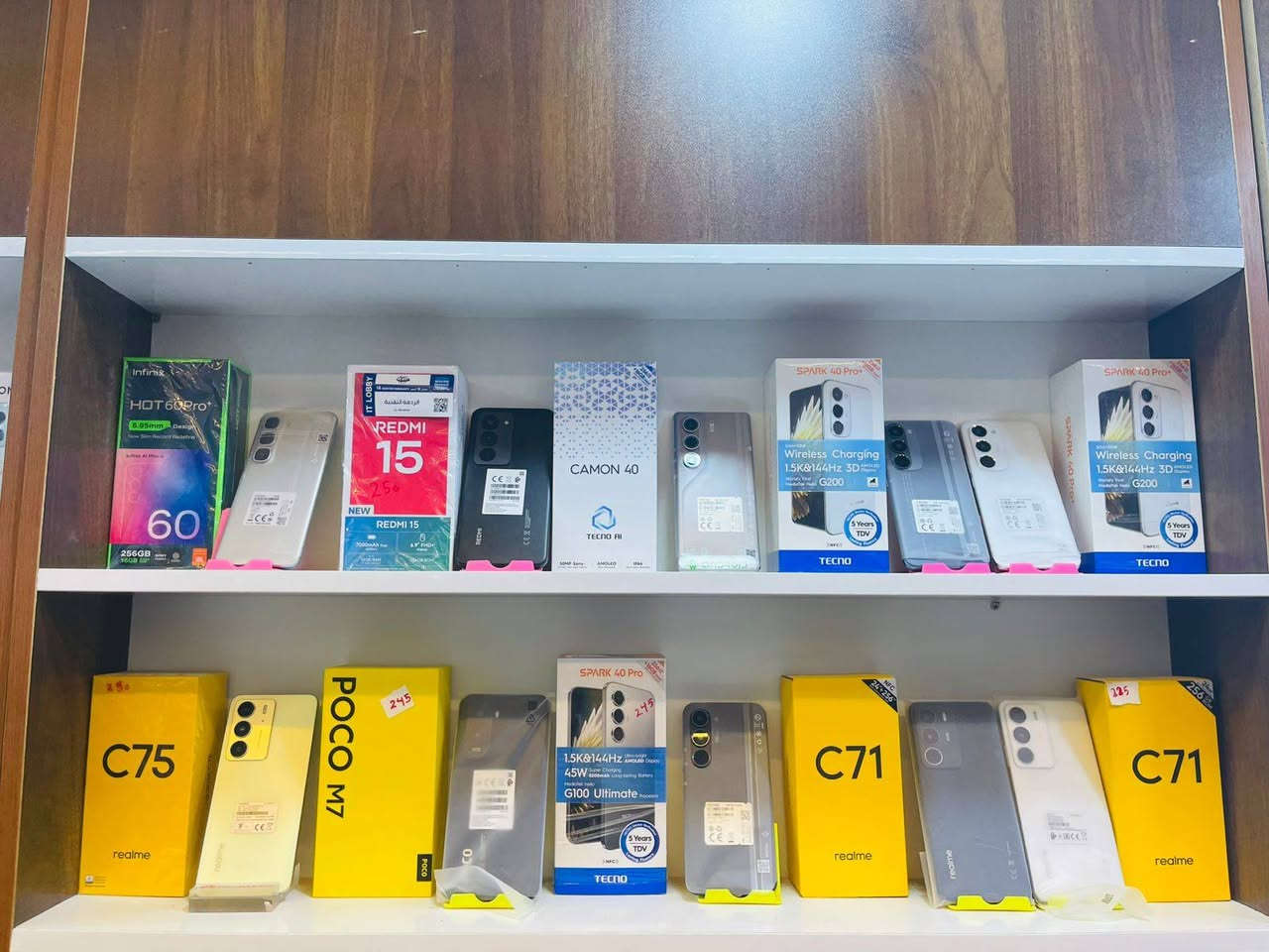 متوفر كل انواع الاجهزه الحديثه 💯💯
موبايلات بكافة انواعها ❤❤
يوجد ايضآ نظام الاقساط لحاملي الكي -كارد 👀👀
يوجد خدمه توصيل جميع المحافظات 🚕🚕


**إذا كنت صاحب هذا الإعلان وتريد حذفه لأي سبب، رجاءا أرسل رسالة إلى الدعم الفني**