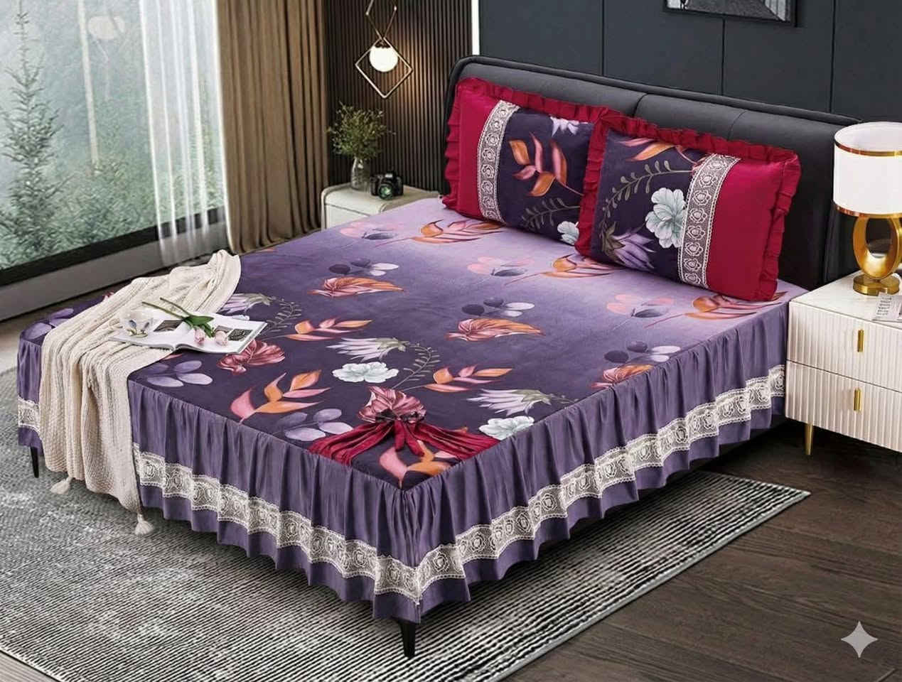 ✨ جرجف نفرين فندقي فاخر ✨
 😶‍🌫️ قطني مريح وناعم 🤠

لمسة أناقة… وراحة تدوم 🌿
خامة ناعمة • ألوان ثابتة • جودة عالية
تصاميم راقية تضيف فخامة لغرفة نومك
📏 القياسات:
▪️ العرض: 180 سم
▪️ الطول: 200 سم
▪️ النزلة: 50 سم
▪️ وجه مخدة عدد 2: 50 × 70 سم
💰 الأسعار:

▫️ سعر القطعة: 15 آلاف 

  🙂‍↔️ توصيل لكل العراق 5000🫆
📍 العنوان: بغداد – التراث مقابل المضخة
📞 للحجز والاستفسار: ***********
🚚 توصيل متوفر لباب البيت
الكمية محدودة… احجزي قبل النفاذ
