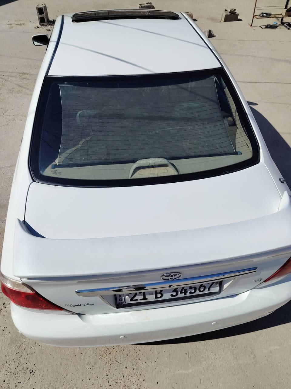 السلام عليكم
تيوتا كامري للبيع موديل 2006 مكينه 6سلندر  گراند فول مواصفات 

بدون صبغ السياره كلين 

كير محرك تبريد تخم تاير صدر امامي خلفي السياره كلها بشرط مكان السياره ديالى 

السعر 133 قابل للتفاوض 

***********
