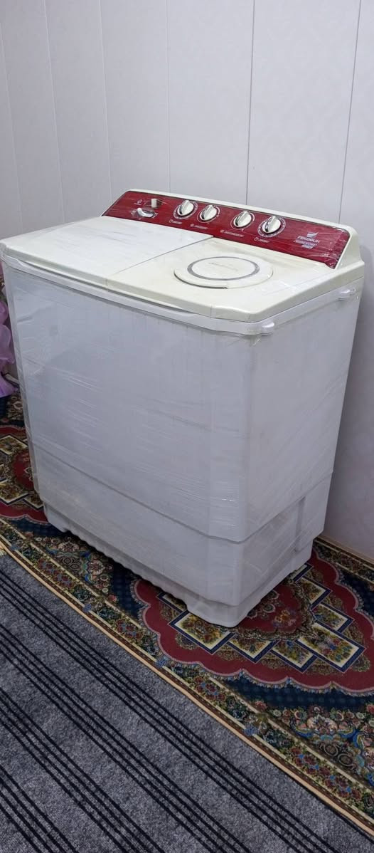 غساله حوضين حجم ١٨ كيلو بلاديه شرط الشغل غسل وتنشيف جاهزه شرط الفحص السعر ٩٥ الف وبيها مجال *********** واتساب موجود البصرة, العراق
