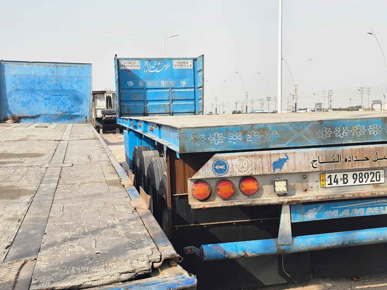 سلام عليكم عربانه اربع محاور طول 12 و60 مكفوله شاصي ١٦ دناكير ١٤ جتف ٧السعر ١٤٠ الاستفسار ***********
