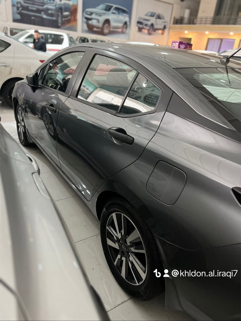 نيسان فيرسا 2024 
مواصفات s 
مكينه 1600 
شاشه كامره 
راردار امامي 
ماشي 23 الف ميل 
تحكم ستيرن مانع انزلاق 
حادث سياره تعديل بارد بلبنيد 
وبيه قطعتين كلير امريكي 
السعر 114 $  وبي مجال 
بدون رقم تترقم شمال فقط 
العنوان اربيل 
***********
