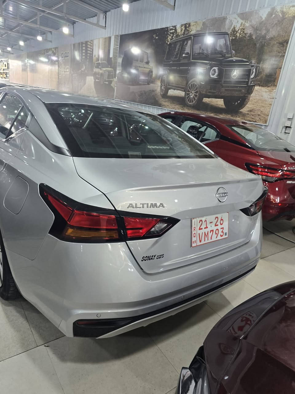 NISSAN ALTIMA   S  2024
السعر  148 $
اللون سلفر
حادثها كما موضح بالمنشور
السياره مكفوله من الشاصي والدواخل
ايرباكها فقط استيرن
المواصفات الفئة ال S
حساس ضغط هواء الاطارات
رادار امامي + توقف ذاتي
شاشه لمس بلادي
كشن شامو
شاشة ذكية + مخرج usb عدد 2 + مخرن taypC 
عداد المسافة :- ٣٩ الف ميل فقط
لايت زينون + ليد نهاري 
كاتي تترقم شمالي 
 + بصمة تشغيل 
العنوان كركوك
رقم الهاتف :-  ***********
