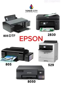 طابعات Epson حبر عادي وحبر حراري ودتف للحجز والاستفسار 07725774455