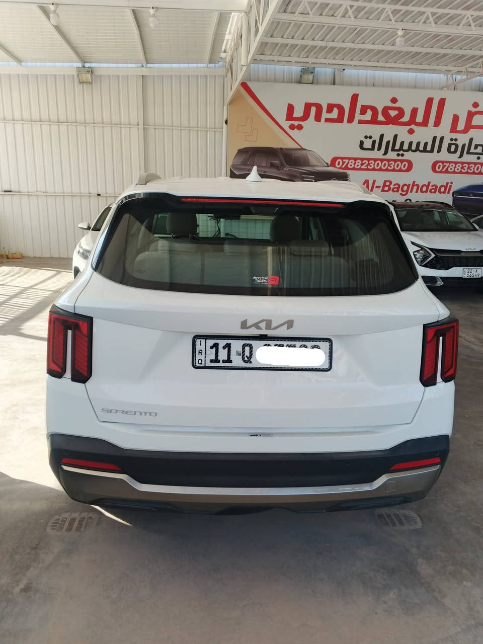 سلام عليكم 

سورنتو 2025 خليجي مكفوله كفاله عامه الدوليه مواصفات فول عدى البنو رامه رقم بغداد مشروع وطني بسمي 

مواصفات 
بصمه ابواب +تشغبل 
تشغيل عن بعد 
كراسي عدد 2 كهرباء 
صندوق كهرباء 
شاحن وايرليس
بردات جانبيه 
حساس امامي +خلفي 
شاشه متصله 
كامره اصلي 
مود قياده 
سايد بريك بصمه كهرباء 
6v

وبعد اهواي مواصفات بيها 

مكاني النجف 
السعر 310 وبيها مجال 
‏‪***********‬‏
