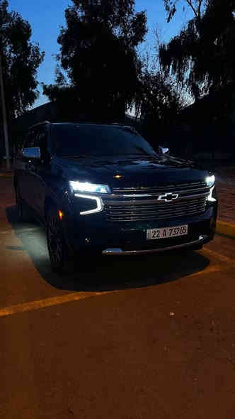 السلام عليكم
 تاهو 
دخول جديد صارلها شهرين من دخلت للعراق
الموديل:  2023 
العداد:  42 الف ميل 
الفئه:  بريمر  Primer بلاك ادشن
اللون:  اسود
الرقم:  اربيل هزة وسنويه جديدة 
المحرك  : 5300 المرغوب
الضرر: نص باب صبغ فقط وقطعتين بارد بدون داخل شرط
بجم كبس شرط 
رقم الشاصي مرفق مع الصور 
مواصفات البريمر معروفه بانورما وشاشات خلفيه و كشنات vip
وغيرها بعد مواصفات 
السيارة غير الي الي ذكرته مكفوله ونظيفه
شرط التحويل 
السعر:   535 وبيها مجال
🛑ملاحظه مهمه
 يرجى الاتصال من  الساعه 9 صباحأ إلى الساعه 9 مساء
#العنوان موصل الجديده شارع بغداد مجاور سنتر بغداد
#مكتب ال رزان للسيارت
***********
***********
