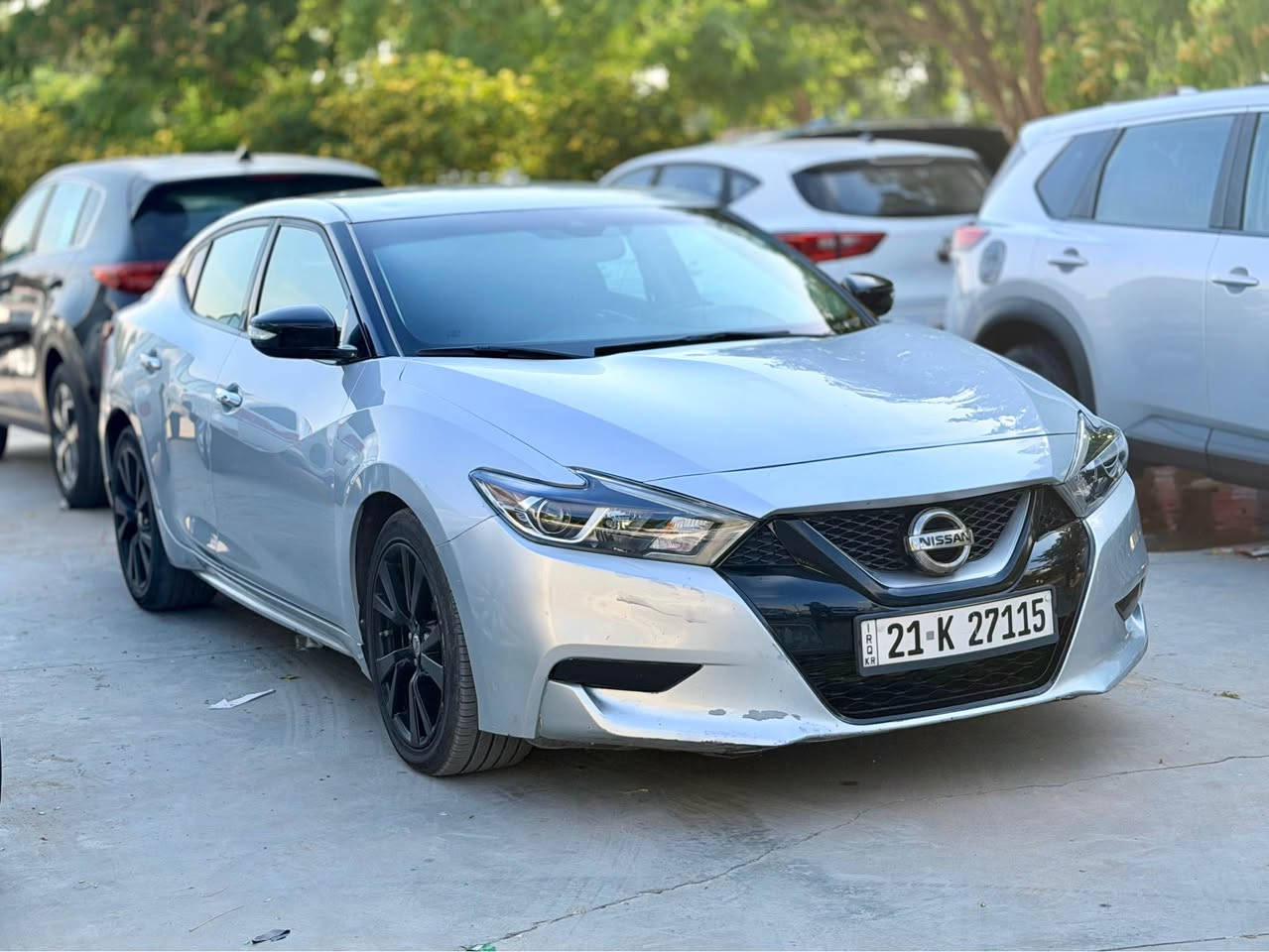 ‎ببلاش للبيع أنظف نيسان ماكسيما موديل 2017 nissan maxima
‎ SV
‎محرك V6 حجم 3500 رقم سليمانية تحويل او وكالة حاضر سنوية جديدة لغاية شهر العاشر 2028مبدل هايدروليك گير جديد + باتري جديد ابو ضمان سنة
‎ المواصفات : بصمات ثنين 
ثلاث أنظمة قيادة سبورت إيكو نورمال
‎كشنات جلد
‎كشن كهرباء سائق + سكن
‎كشن هيتر سائق + سكن
‎تبريد قطعتين
كاميرة خلفية ‎دوارة + شاشة كبيرة كار بلي + خرائط Gps
‎ويل حجم 18
‎تشغيل عن بعد
‎كروز سرعة تحكم ستيرن 
اشارات بالمري تحديد مسار
‎اشارات ترحيب منظومة زنون أصلية 
‎ليدات امامية
‎ماوس تحكم شاشة
‎بصمة تشغيل
‎ وبصمة ابواب وباقي المواصفات معروفة 
تايرات جديدة وباتري جديد ابو السنة ضمان
 مكينة گير تبريد كهربائيات كلها مكفولة بشرط الفحص
‎ماشية 82 الف ميل حقيقي وقابل للزيادة 
الضرر  : بونيد وجامرلغ الامامي فقط بدون دواخل وشبر بارد يم قبغ البانزين صور السونار وصور الضرر ورقم الشاصي مرفق وية المنشور ايرباك ستيرن فقط ومرجع بلاد سستم
‎السعر  127 وبيها مجال   
‎رقم 📞***********
مكان السيارة قضاء كلار خناقين, ديالى
