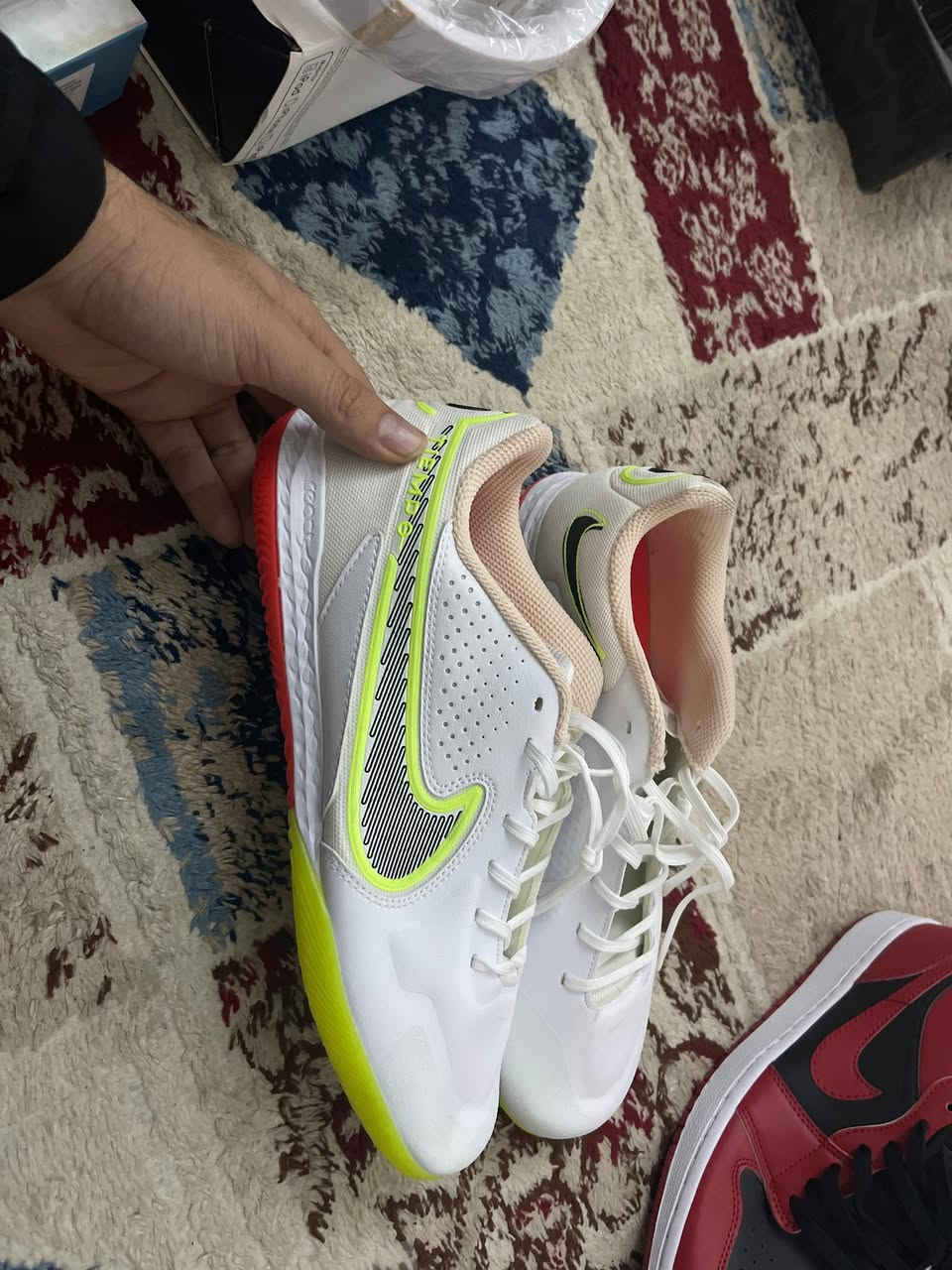 حذاء Nike أصلي جديد (لم يُستخدم) 🔥

✔️ موديل: Nike Tiempo Legend 9 Pro
✔️ المقاس: 45 (US 11)
✔️ الحالة: جديد بالكامل – غير مستخدم نهائياً
✔️ أصلي 100% (كود + تيكيت موجود)

💰 السعر:


**إذا كنت صاحب هذا الإعلان وتريد حذفه لأي سبب، رجاءا أرسل رسالة إلى الدعم الفني**