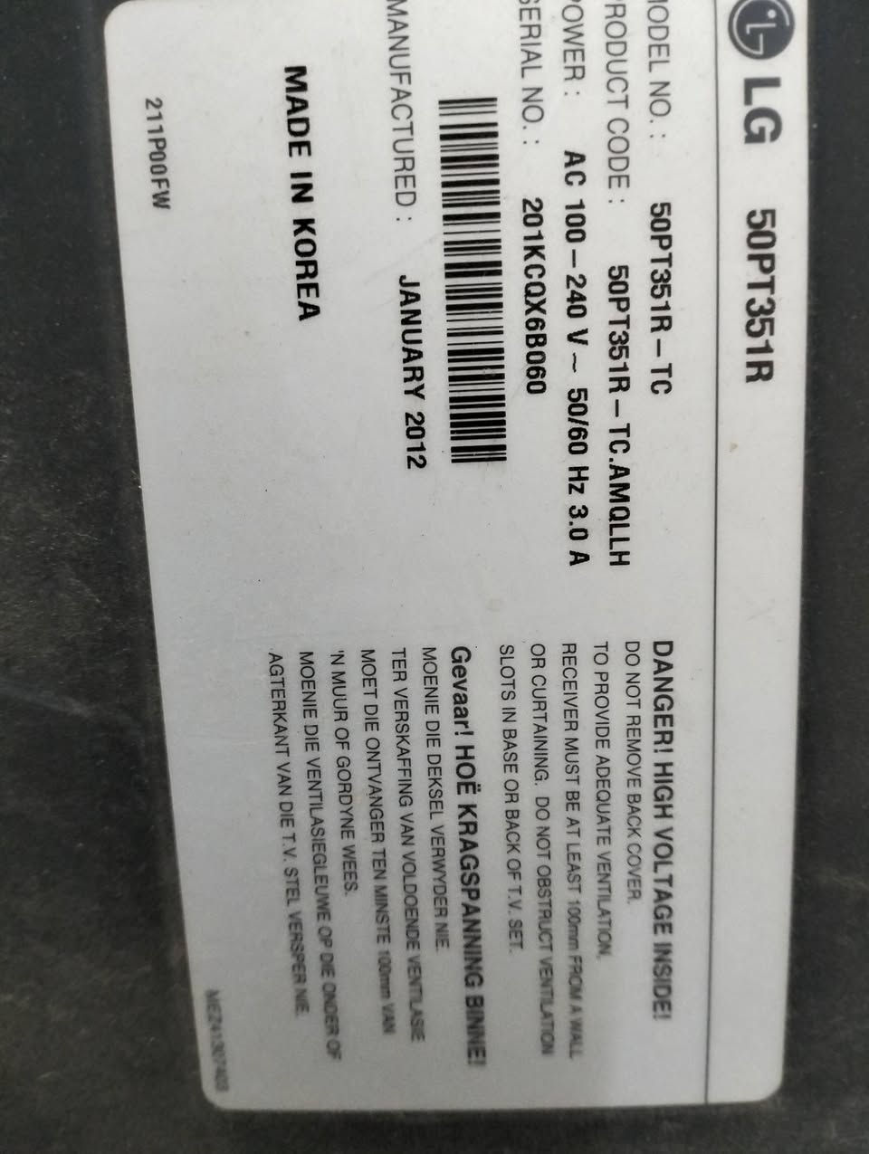 #للبيع شاشة  LG كوري
حجم 50 عاطل 
خلي سعر وراسلنة وتدلل


**إذا كنت صاحب هذا الإعلان وتريد حذفه لأي سبب، رجاءا أرسل رسالة إلى الدعم الفني**
