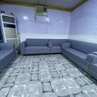 ديوان بلوك اسود • خشب روسي • قماش حسب الطلب