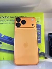 * ايفون 17 برو ماكس zA  * اللون برتقالي المميز   * بطاريه🔋100   * ذاكر...