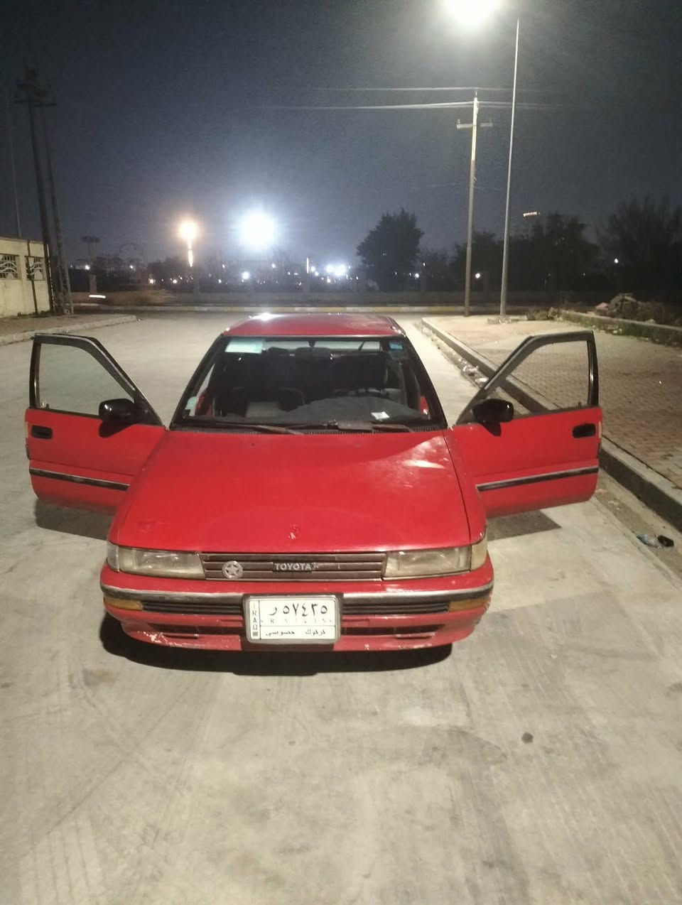 سياره كورلا موديل 90 رقم كركوك بي دفتر بانزين سعر 45 وبي مجال وكاله باسمنا تحويل شرط مكان سياره كركوك ***********
